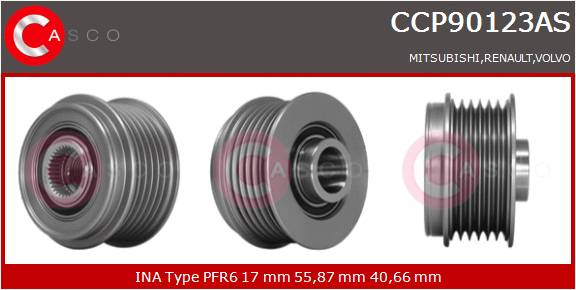 CASCO PULEGGIA RUOTA LIBERA ALTERNATORE