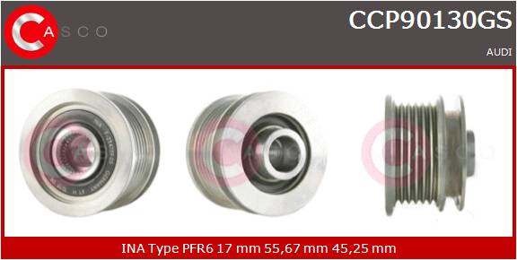 CASCO PULEGGIA RUOTA LIBERA ALTERNATORE