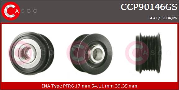 CASCO PULEGGIA RUOTA LIBERA ALTERNATORE