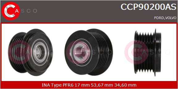 CASCO PULEGGIA RUOTA LIBERA ALTERNATORE