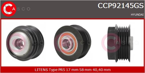 CASCO PULEGGIA RUOTA LIBERA ALTERNATORE