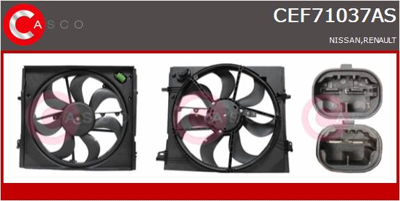 CASCO ELETTROVENTOLA  RENAULT