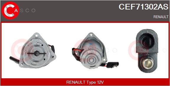 CASCO Elettromotore, Ventola radiatore RENAULT