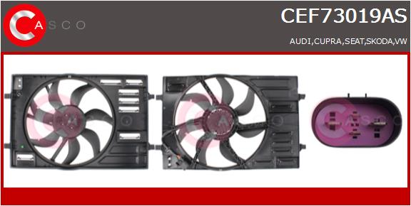 CASCO Elettromotore, Ventola radiatore VAG