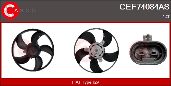 CASCO Elettromotore, Ventola radiatore FIAT