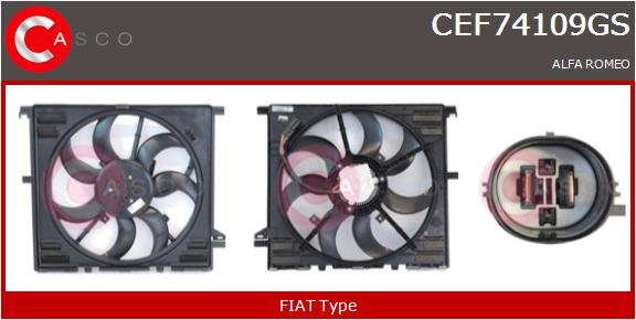 CASCO Elettromotore, Ventola radiatore FIAT
