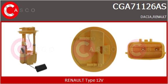 CASCO POMPA CARBURANTE CESTELLO REN