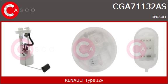 CASCO POMPA CARBURANTE CESTELLO  RENAULT-NISSAN