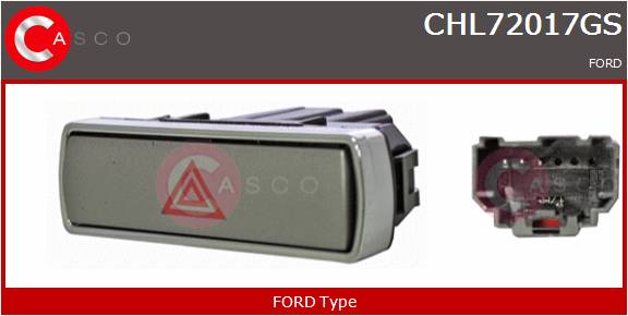 CASCO INTERRUTTORE LUCI EMERGENZA  FORD