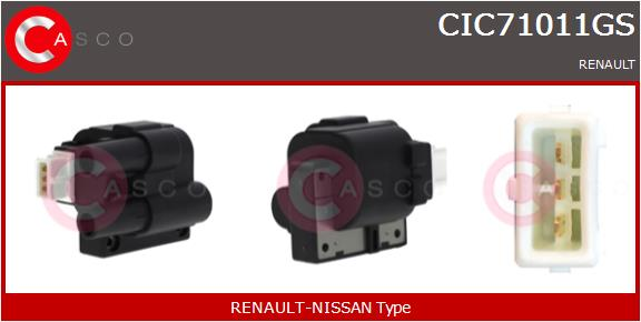 CASCO BOBINA ACCENSIONE RENAULT-NISSAN