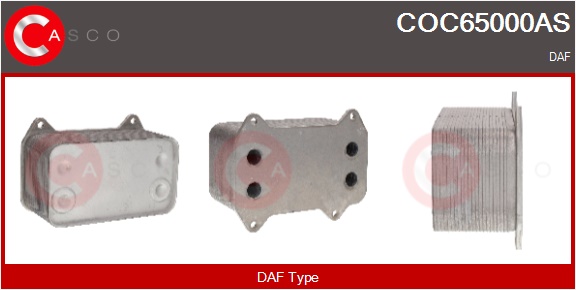 CASCO Radiatore olio, Olio motore DAF