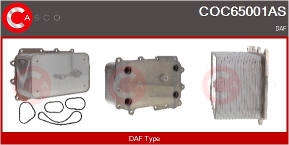 CASCO Radiatore olio, Olio motore DAF