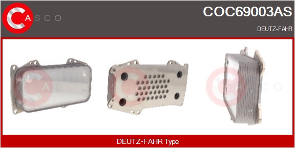 CASCO Radiatore olio, Olio motore DEUTZ,DEUTZ-FAHR