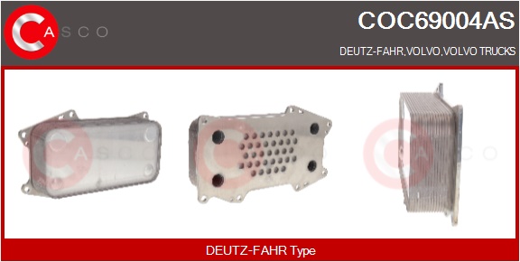 CASCO Radiatore olio, Olio motore DEUTZ,DEUTZ-FAHR