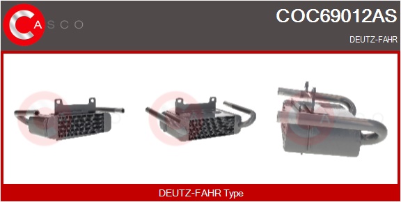CASCO Radiatore olio, Olio motore DEUTZ,DEUTZ-FAHR