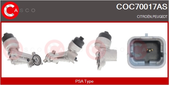 CASCO Radiatore olio, Olio motore CITRO?N,PEUGEOT