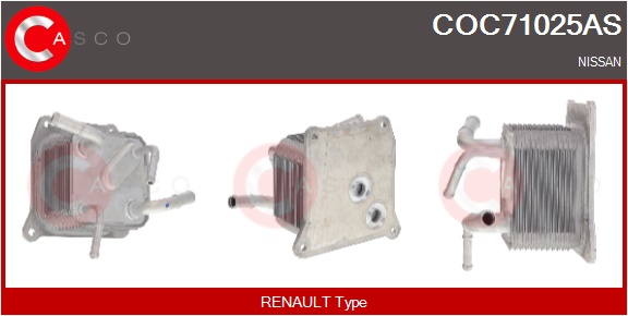 CASCO Radiatore olio, Olio motore NISSAN