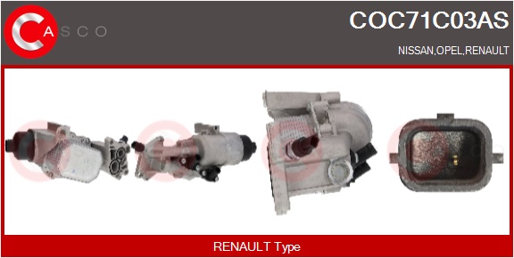 CASCO Modulo filtro dell?olio NISSAN,OPEL,RENAULT