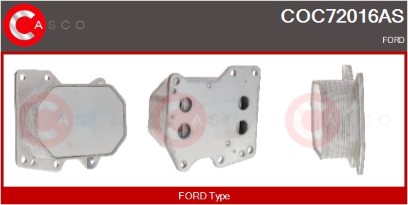 CASCO Radiatore olio, Olio motore FORD