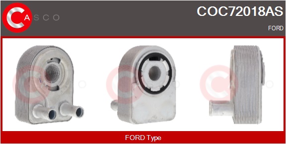 CASCO Radiatore olio, Olio motore FORD