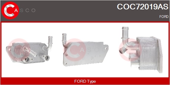 CASCO Radiatore olio, Olio motore FORD
