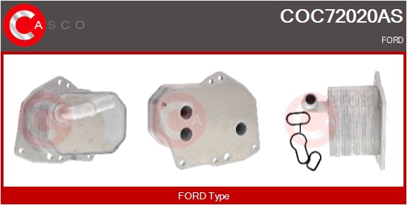 CASCO Radiatore olio, Olio motore FORD