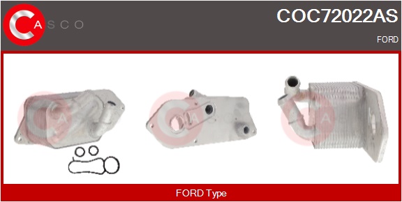 CASCO Radiatore olio, Olio motore FORD