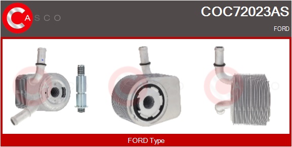 CASCO Radiatore olio, Olio motore FORD