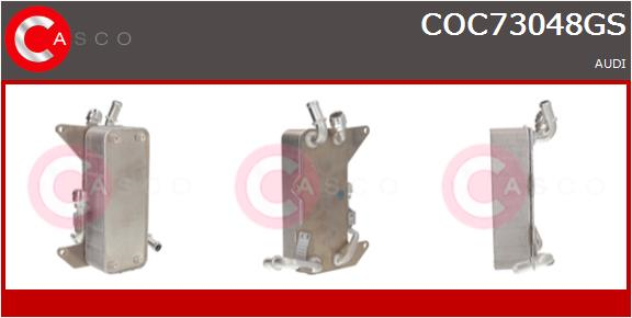 CASCO Radiatore olio, Olio motore AUDI
