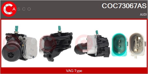 CASCO Radiatore olio, Olio motore AUDI