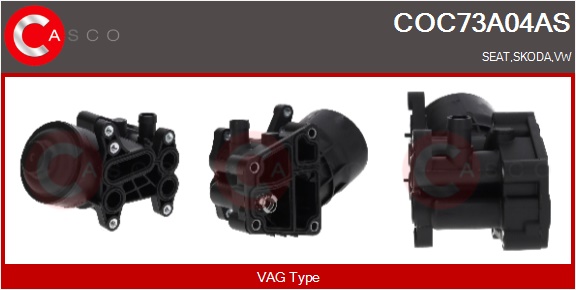 CASCO Carter, Filtro olio SEAT,SKODA,VOLKSWAGEN,VW
