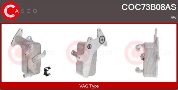 CASCO Radiatore olio, Cambio automatico VOLKSWAGEN