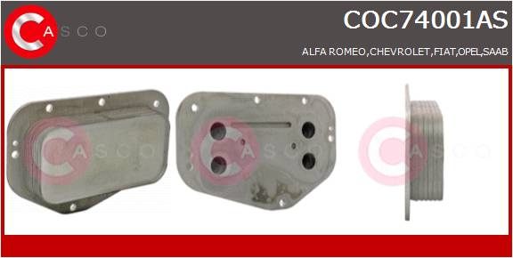 CASCO RADIATORE OLIO FIAT
