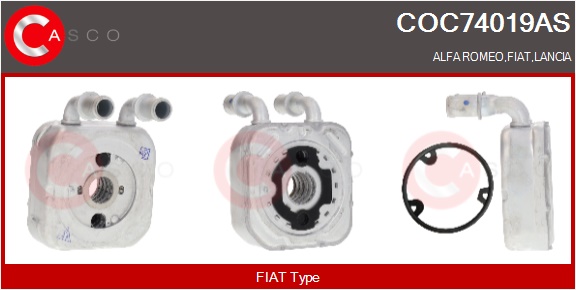 CASCO Radiatore olio, Olio motore ALFA ROMEO,FIAT,