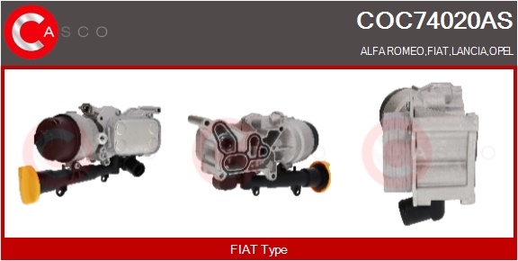 CASCO Radiatore olio, Olio motore ALFA ROMEO,FIAT,