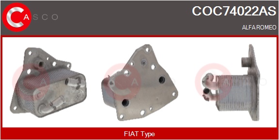 CASCO Radiatore olio, Olio motore ALFA ROMEO