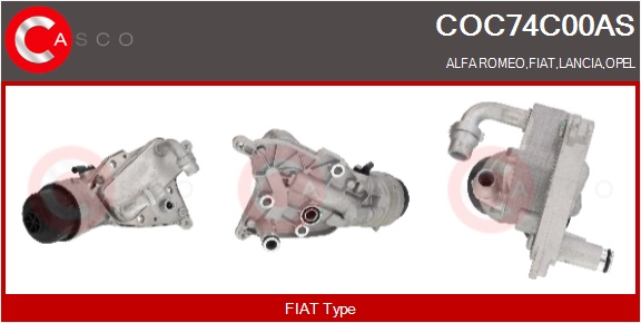 CASCO Modulo filtro dell?olio ALFA ROMEO,FIAT,LANC