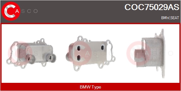 CASCO Radiatore olio, Olio motore BMW,SEAT