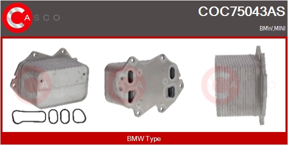 CASCO Radiatore olio, Olio motore BMW,MINI