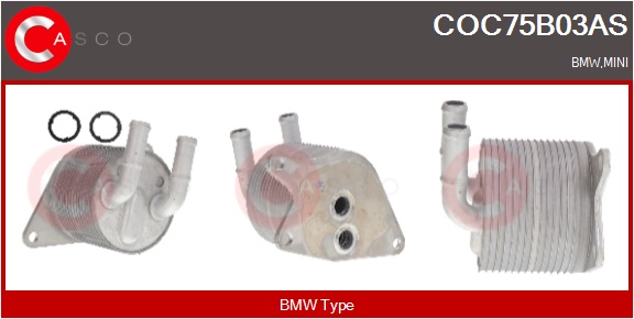 CASCO Radiatore olio, Cambio automatico BMW,MINI