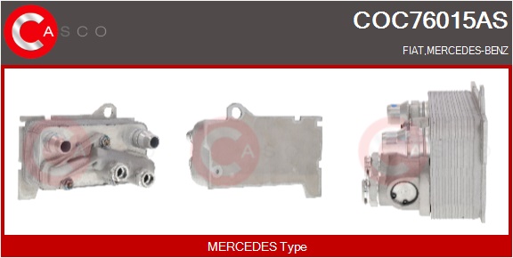 CASCO Radiatore olio, Olio motore FIAT,MERCEDES,ME