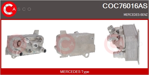 CASCO Radiatore olio, Olio motore MERCEDES,MERCEDE