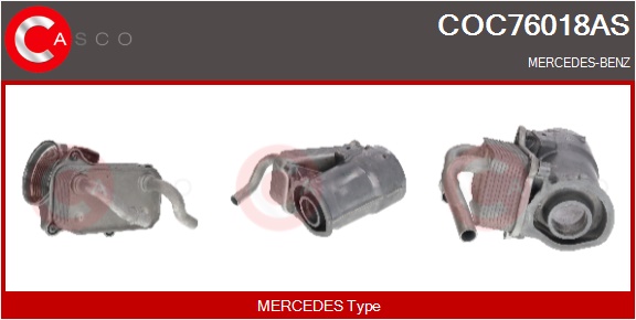 CASCO Radiatore olio, Olio motore MERCEDES,MERCEDE