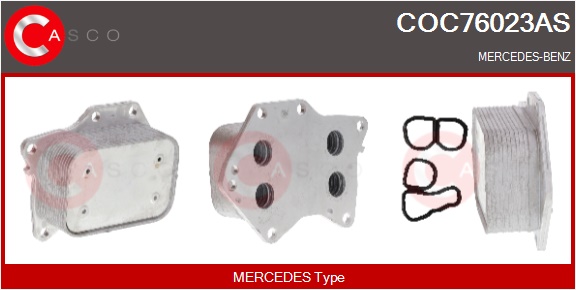CASCO Radiatore olio, Olio motore FIAT,MERCEDES,ME