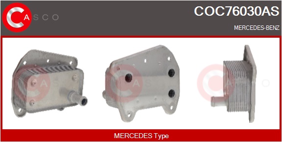 CASCO Radiatore olio, Olio motore MERCEDES,MERCEDE