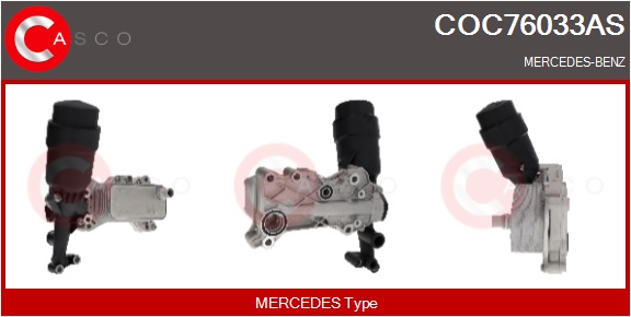 CASCO Radiatore olio, Olio motore MERCEDES,MERCEDE