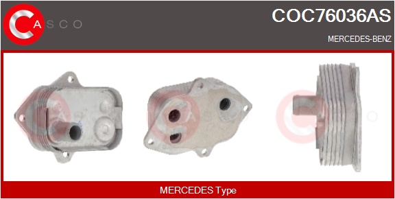 CASCO Radiatore olio, Olio motore MERCEDES,MERCEDE