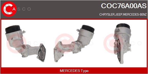 CASCO Carter, Filtro olio CHRYSLER,JEEP,MERCEDES,M