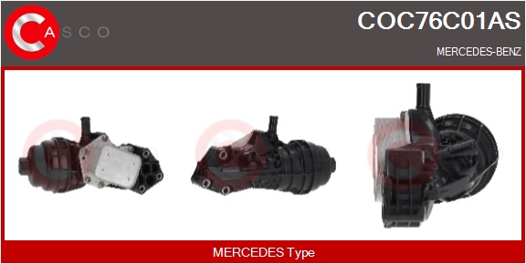 CASCO Modulo filtro dell?olio MERCEDES,MERCEDES-BE