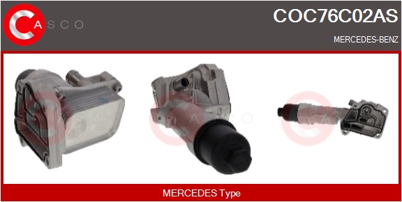 CASCO Modulo filtro dell?olio MERCEDES,MERCEDES-BE